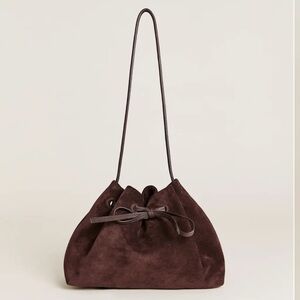 NWT REFORMATION Ella Shoulder Bag, Boss Suede